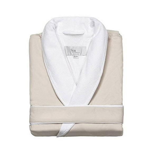 TurkishTowels Mens and Womens Silk-Soft Large Luxury Spa Robe