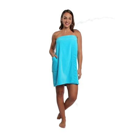 Turkishtowels Parador SPA Velour Towel Wrap, Bath Wrap For Women