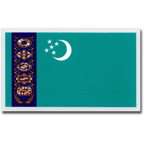 Turkmenistan Auto Decal