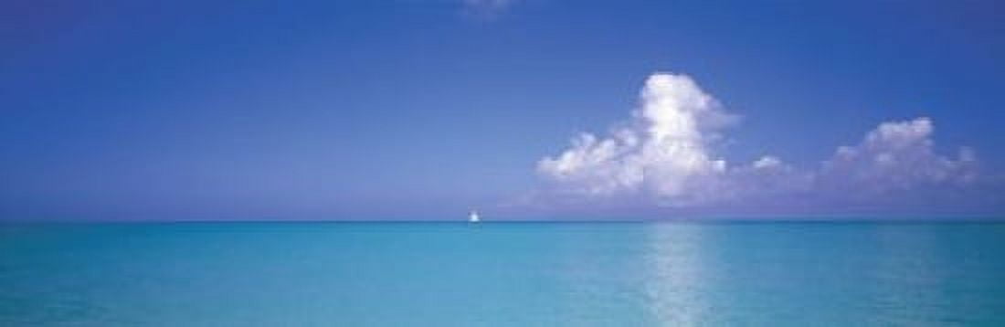Turks And Caicos Caribbean Islands Canvas Art - Panoramic Images (37 x 12)