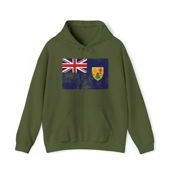 Turks and Caicos Pride Flag Hoodie, Gifts, Hooded Sweatshirt