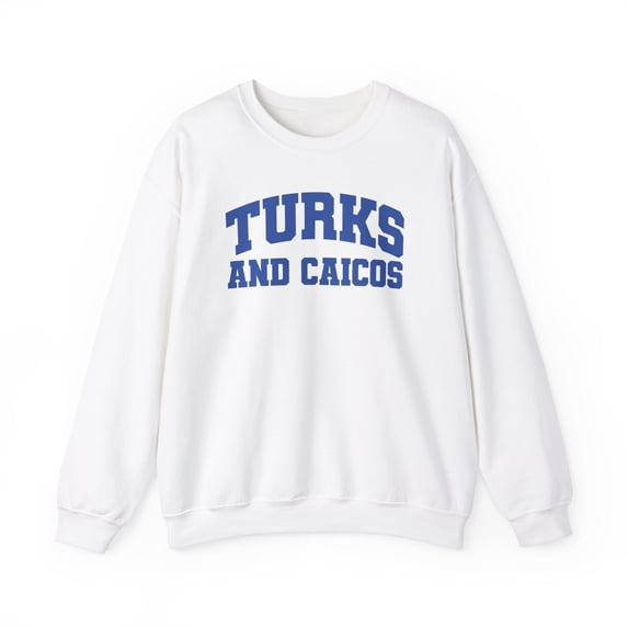 Turks and Caicos Sweatshirt Gifts Crew Neck Shirt Long Sleeve Unisex