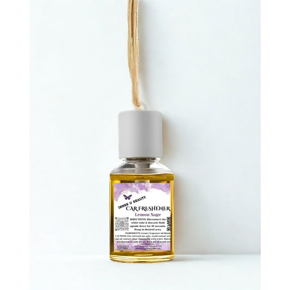 Inner U Beauty Car Fresheners, Lemon Sage Scent