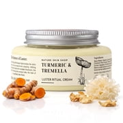 Nature Skin Shop Turmeric and Tremella Radiance Body Cream for Dull Skin Hydrating Snow Mushroom Moisturizer 4 oz