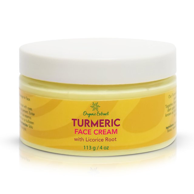 Turmeric Brightening Face Cream 4 fl oz / 113 g Natural Skin