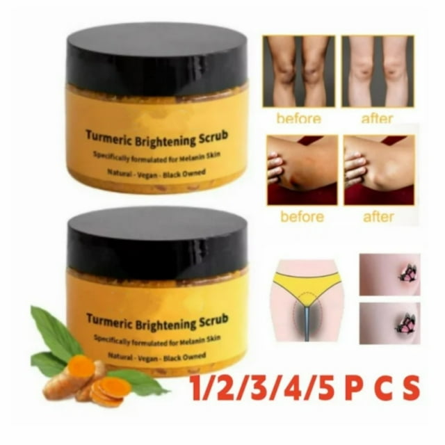 Turmeric Brightening Scrub for Dark Spots Body Scrub Exfoliation Sea