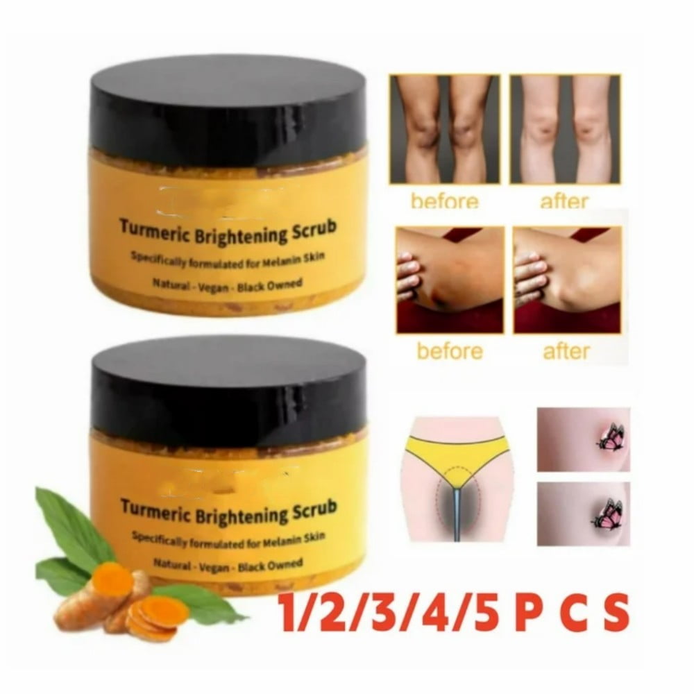 Turmeric Brightening Scrub for Dark Spots Body Scrub Exfoliation Sea