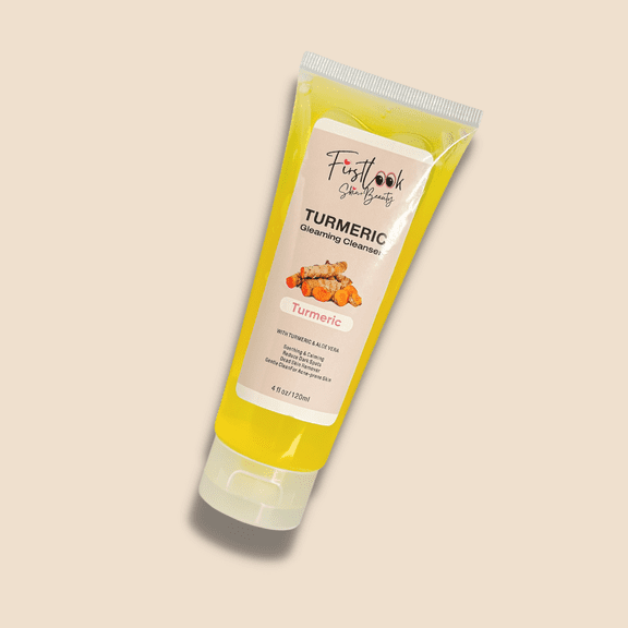 Turmeric Cleanser | Anti-Aging Cream | Antioxidant | For Acne Cleanser | Antiwrinkle | Brightening Skin | Dark Spot Corrector | For Hyperpigmentation Skincare | Fights Acne