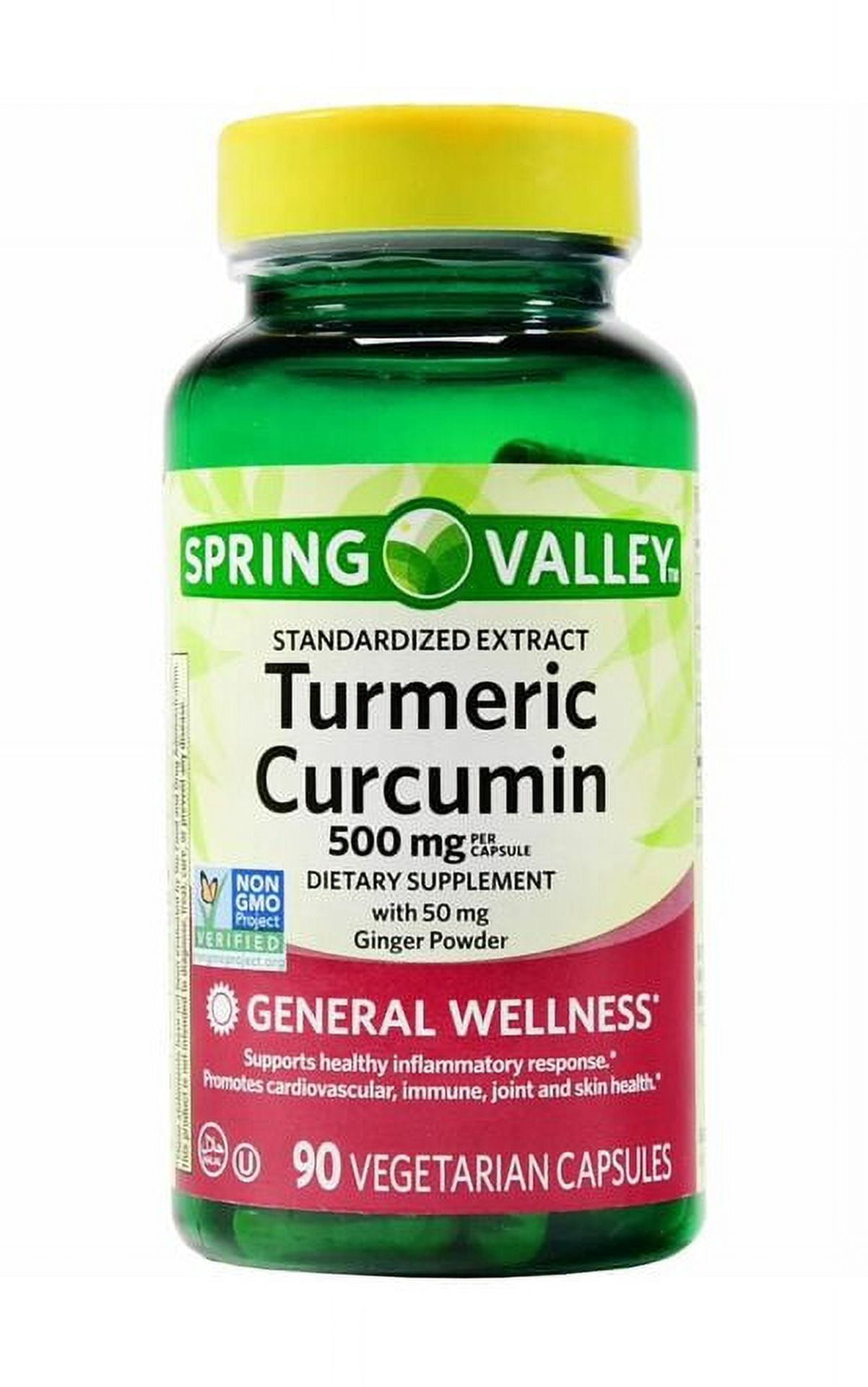 Turmeric Curcumin 500mg with 50mg Ginger Powder 90 Capsule