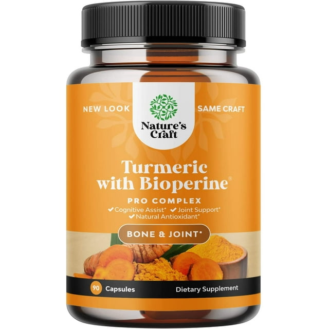 Turmeric Curcumin with Black Pepper Extract Joint Health Turmeric