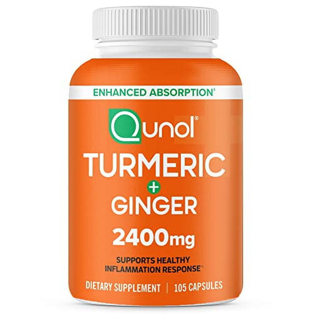 Qunol Turmeric Curcumin 2400mg with Black Pepper and Ginger, Joint