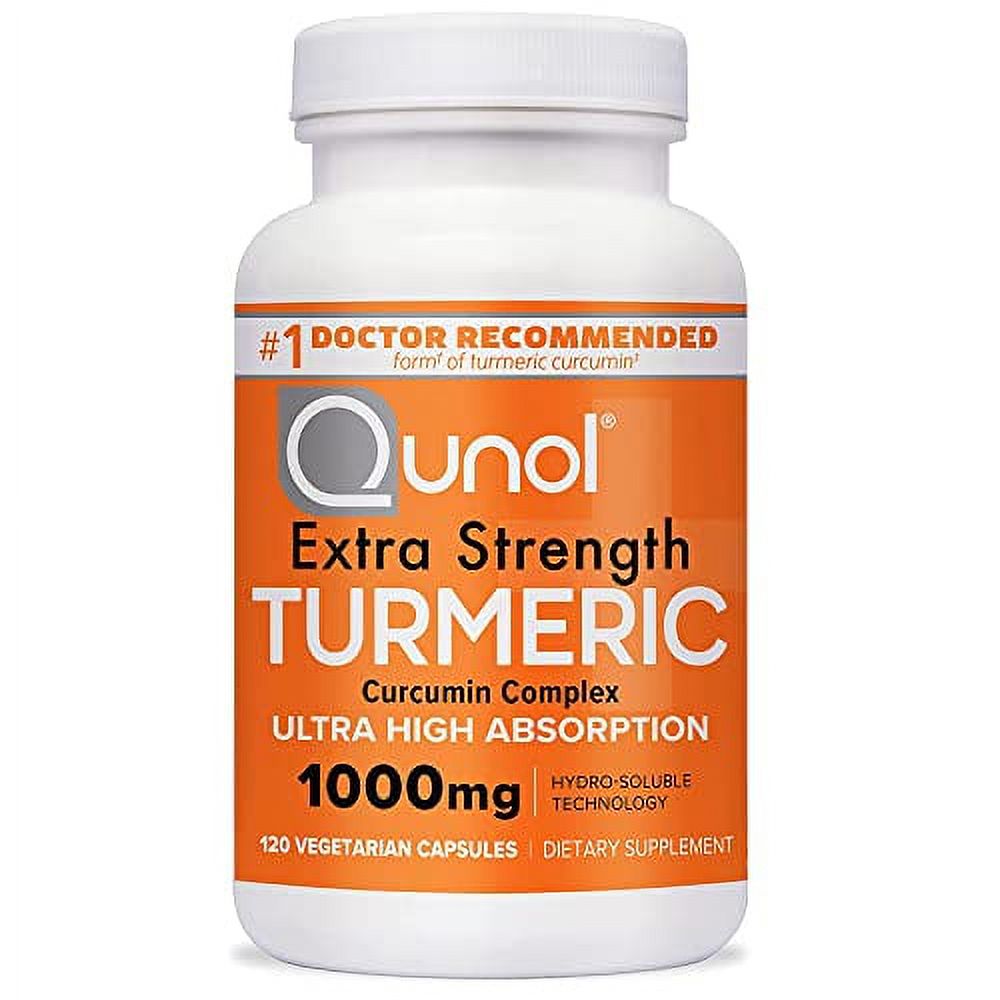 Turmeric Curcumin Capsules, Qunol Turmeric 1000mg With Ultra High