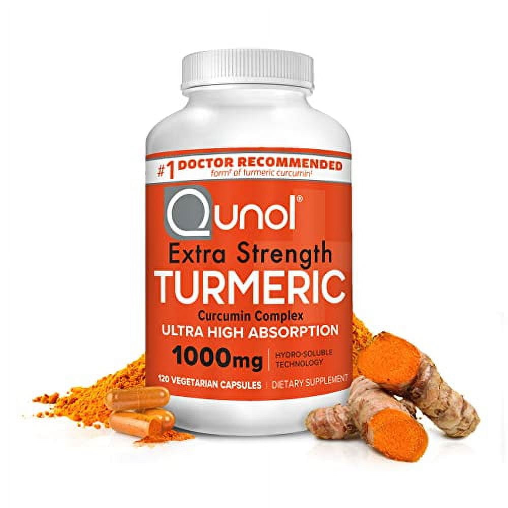 Turmeric Curcumin Capsules, Qunol with Ultra High Absorption 1000mg