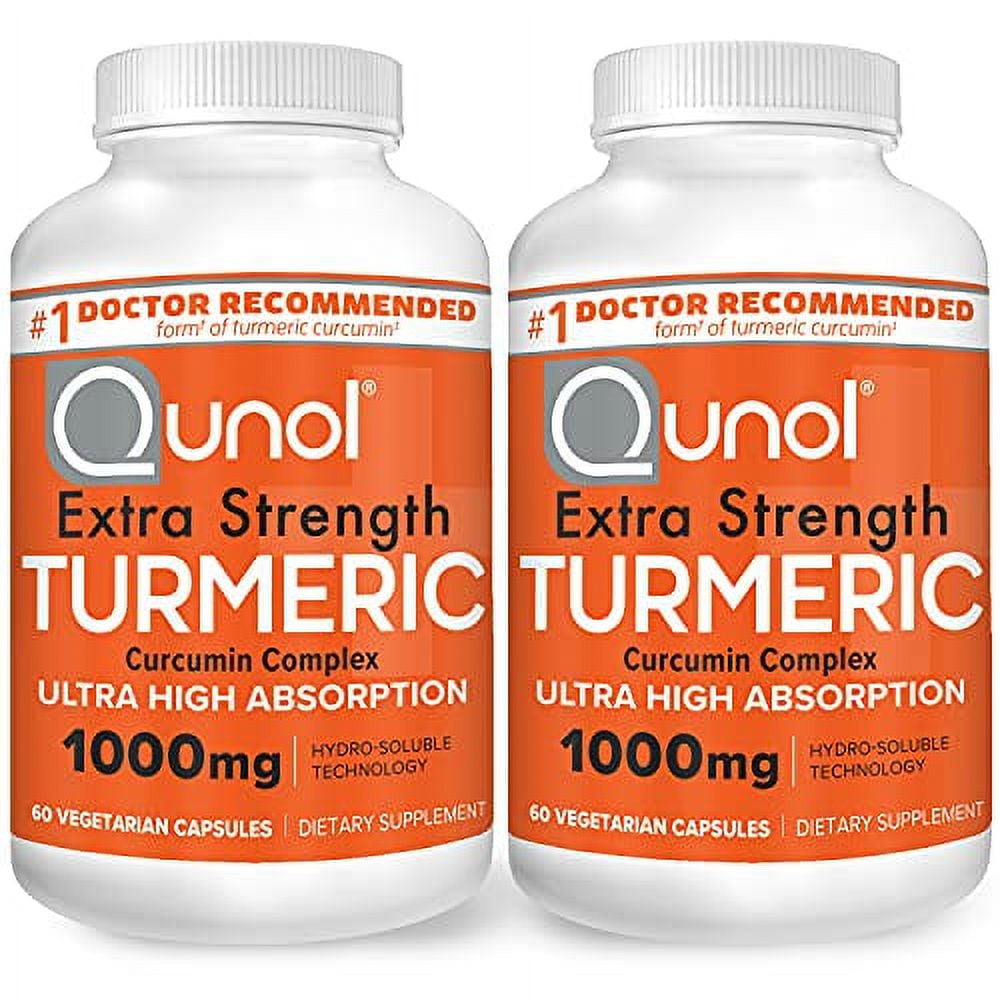 Turmeric Curcumin Capsules, Qunol with Ultra High Absorption 1000mg