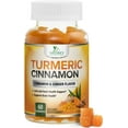 Turmeric Curcumin with Cinnamon & Ginger Gummies 95 Curcuminoids Black