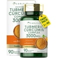 thumbnail image 1 of Turmeric Curcumin Complex with Bioperine | 3000mg | 180 Capsules | by Carlyle, 1 of 7