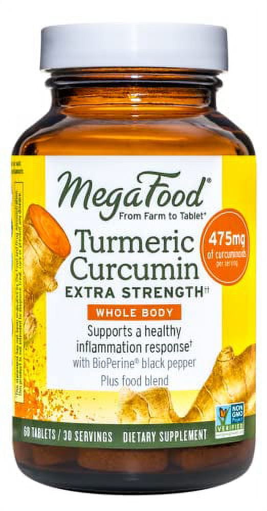 Turmeric Curcumin Extra Strength Whole Body Supplement To Support Healthy Inflammation