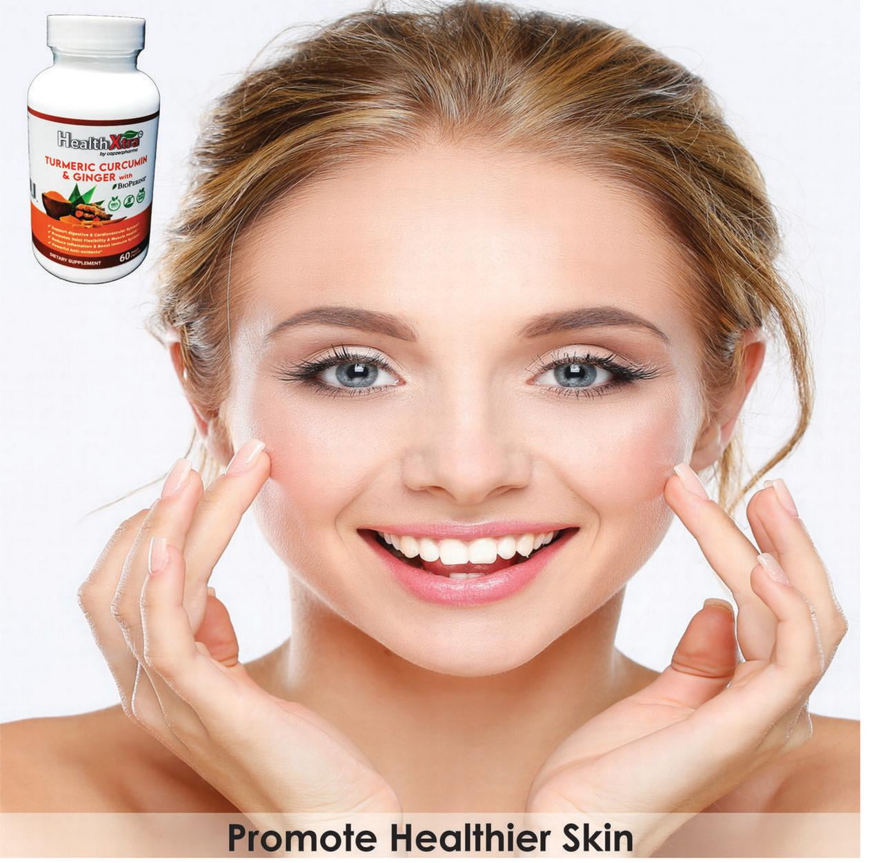 Turmeric Curcumin & Ginger with BioPerine 60 Veggie Capsules 95