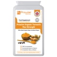 thumbnail image 1 of Turmeric Curcumin, Ginger with Black Pepper 670mg - 120 Vegan & Vegetarian Capsules | Turmeric Capsules High Strength - UK Made by Prowise Healthcare, 1 of 4