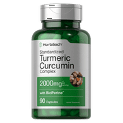 Turmeric Curcumin with Black Pepper 2000 mg | 90 Capsules for Men and Women | by Horbaach