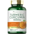 thumbnail image 1 of Turmeric Curcumin with Bioperine | 500mg | 180 Capsules | by Carlyle, 1 of 8