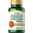 thumbnail image 1 of Turmeric Curcumin with Black Pepper 1500mg | 120 Capsules | Advanced Complex Supplement | Non-GMO, Gluten Free | By Piping Rock, 1 of 7