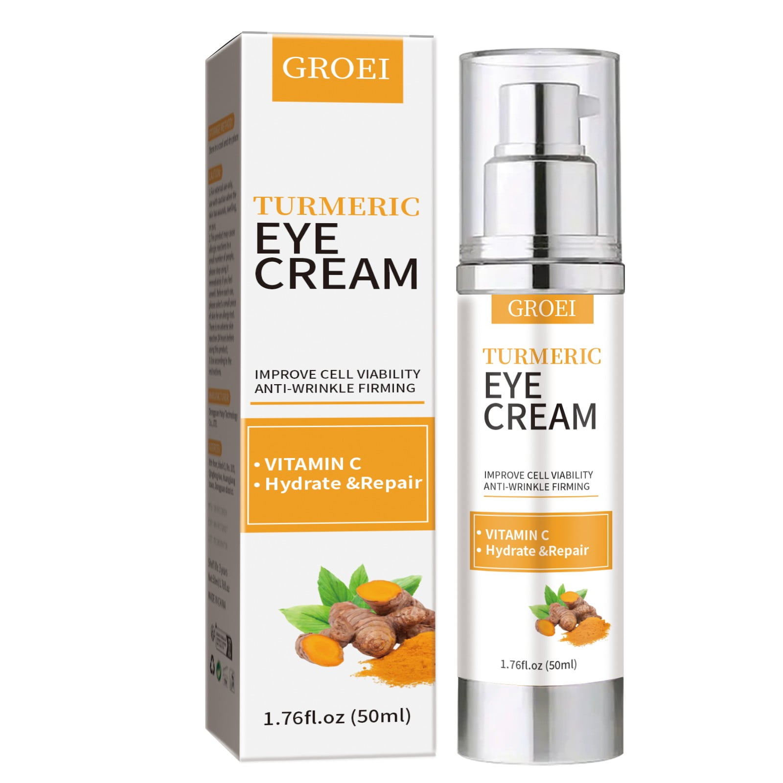 Turmeric Eye Cream 50Ml *1 Super Vitamin C for Face Age Defying