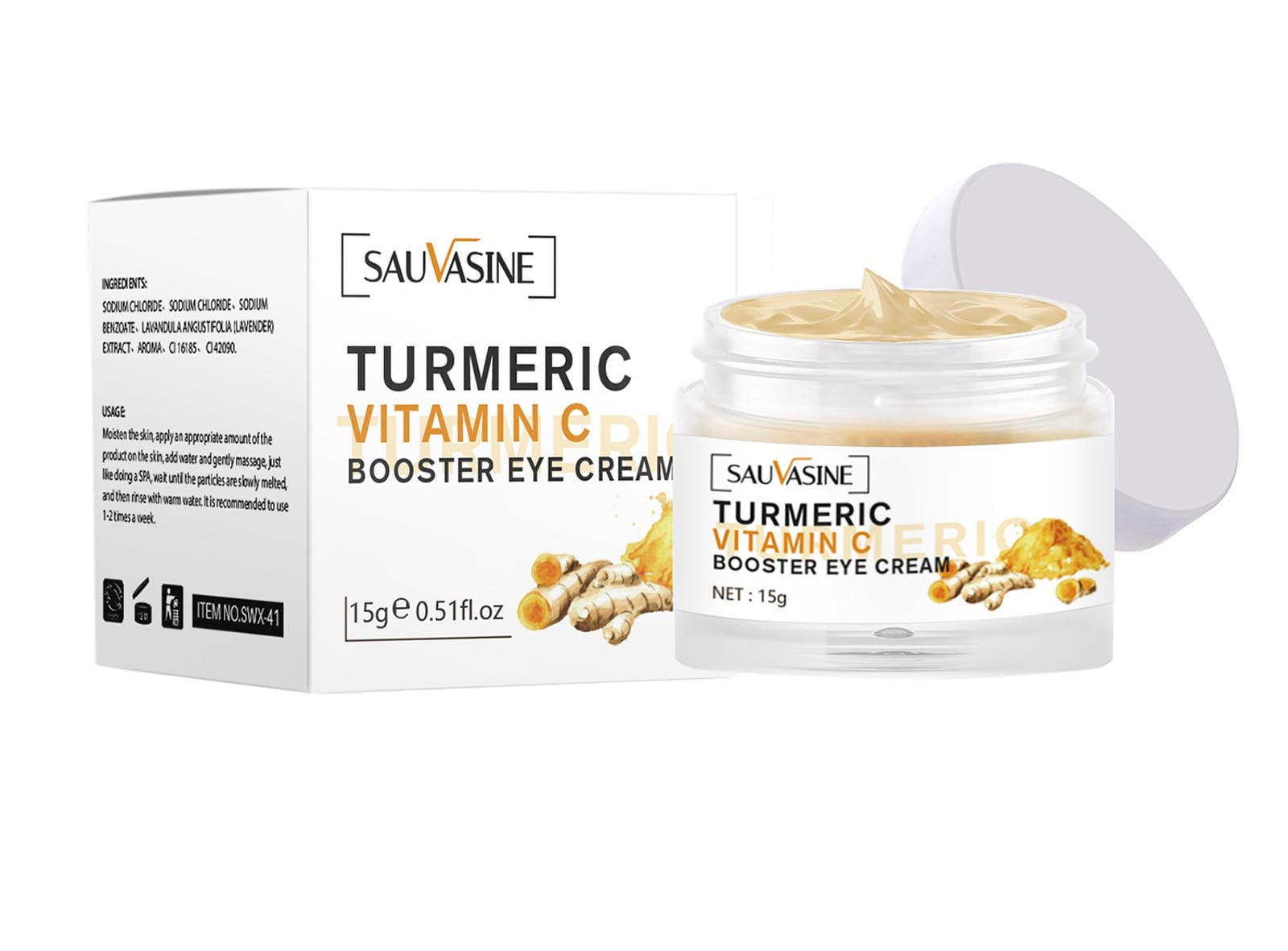 Turmeric Eye Cream Is Gentle And Moisturizing To Remove Crow's Feet And