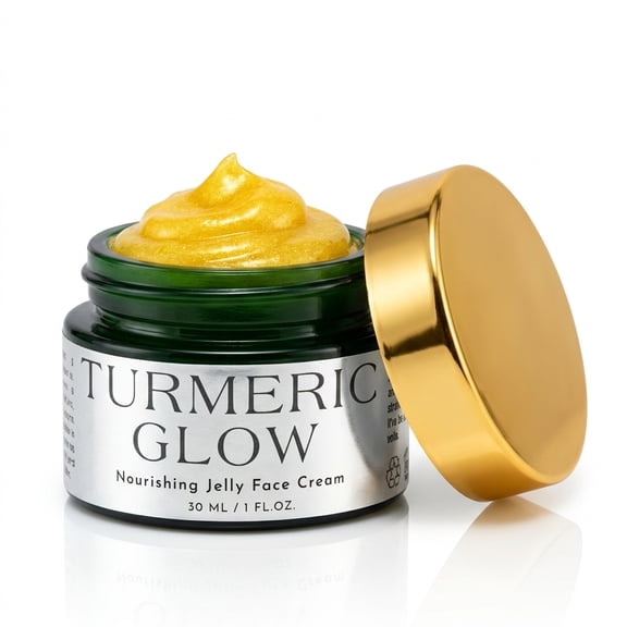 Nature Skin Shop Turmeric Glow Jelly Cream, for a Radiant Complexion, 1 Ounce