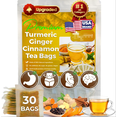 thumbnail image 1 of Turmeric Ginger Cinnamon Tea Bags - 30 Count | Anti-Inflammatory & Immune Support, 1 of 5