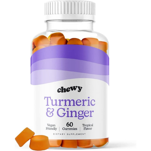 Turmeric Ginger Gummies by Chewy AntiInflmmatory Duo Relieve
