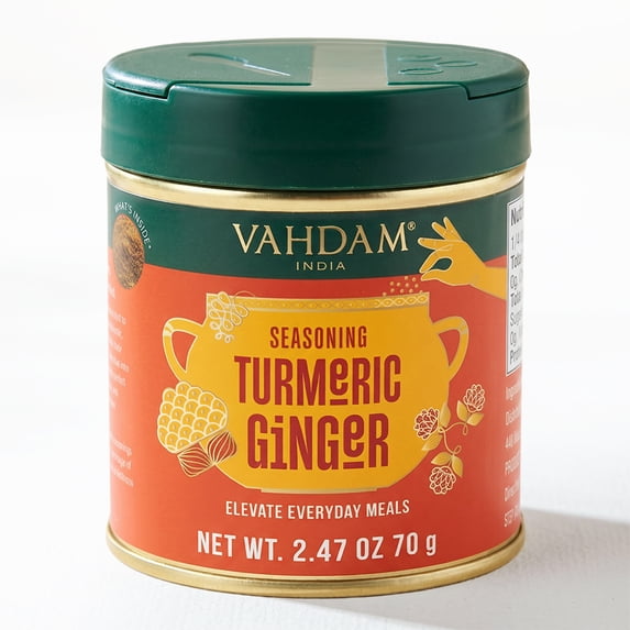 VAHDAM, Organic Turmeric Powder & Ground Ginger - Curcuma & Ginger Seasoning, Authentic Indian Spices