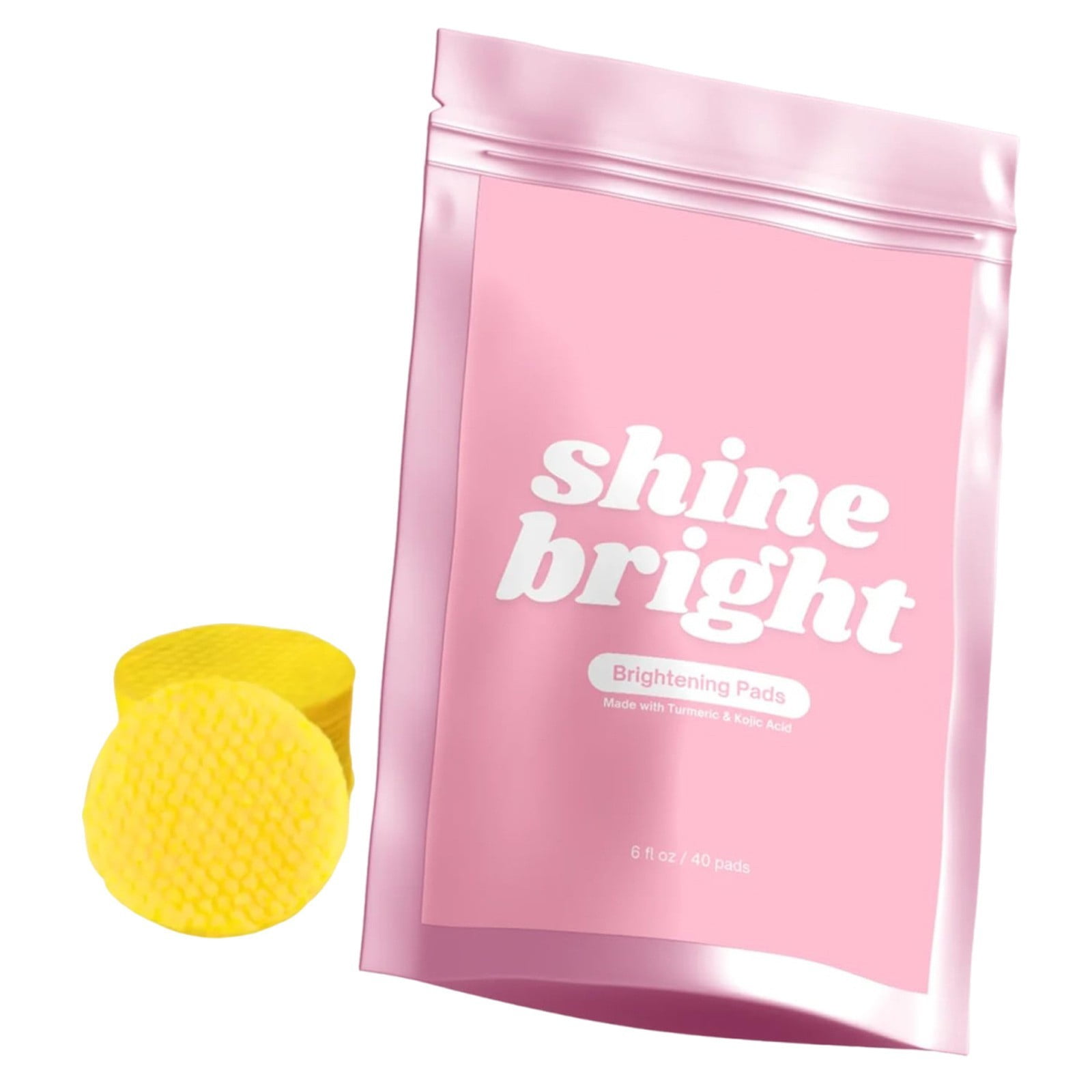 Turmeric Koji Acid Cleansing Pads with Vitamin B5, Vitamin C, Kojic