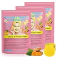 Turmeric Kojic Acid Cleansing Pads for Face & A Body,Exfoliates Skin