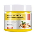 Turmeric Kojic Acid Cleansing Pads Facial Exfoliating Turmeric Face