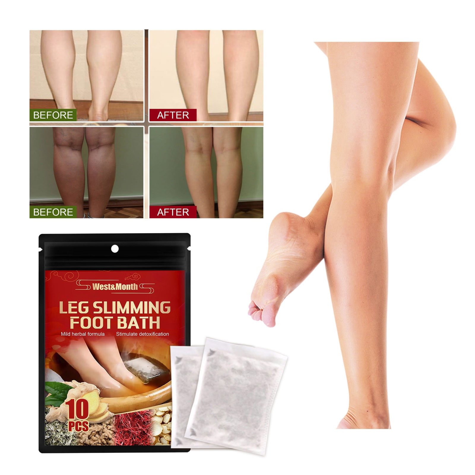 Turmeric Lymphatic Detox Foot Soak Wormwood Foot Bath Bag Ginger Foot