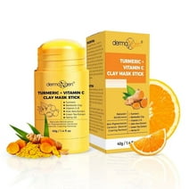 Turmeric Mask Stick, Detox Clay Face Mask, Reduce Acne and Scars Mask, Boosts Circulation, Skin Brightening Mask Stick, Deep Clean Pore