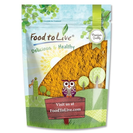 Turmeric Powder, 1 Pound — Kosher, Raw, Vegan — by Food to Live