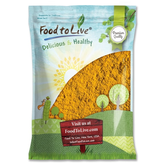 Turmeric Powder, 8 Pounds Kosher, Raw, Vegan by Food to Live