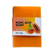 Turmeric Soap - 100 g Kojic Acid Soaps, Natural Turmeric Soap, Vitamin C Soap for Face and Body, Pore Reduction, Moisturising, Deep Cleansing