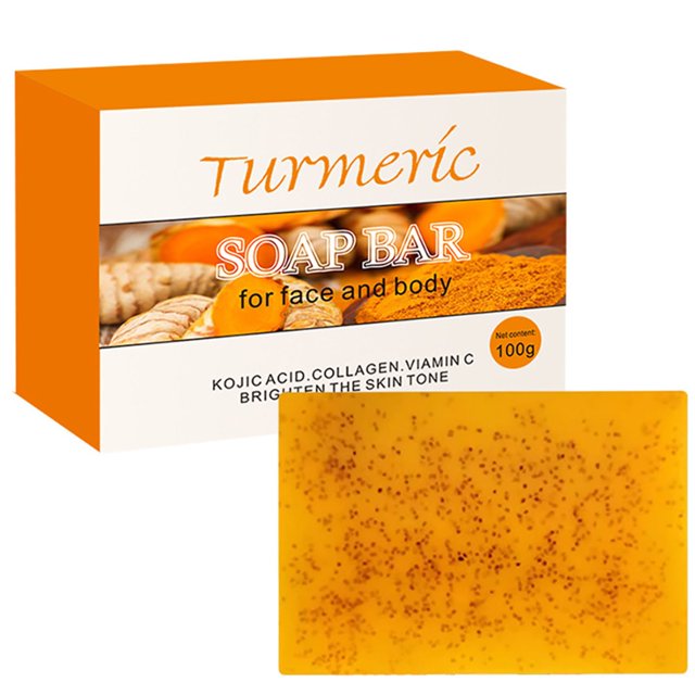 Turmeric Soap Bar for Hyperpigmentation, Turmeric Skin Brightening Soap