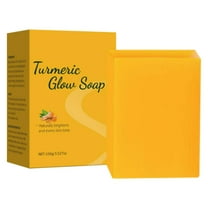 Turmeric Soap Bar, Organic Tumeric Soap for Face and Body, Lemon Turmeric bar Soap with Vitamin C, E for All Skin Type, Turmeric Soap Face Wash for Smoothing, Moisturizing skin