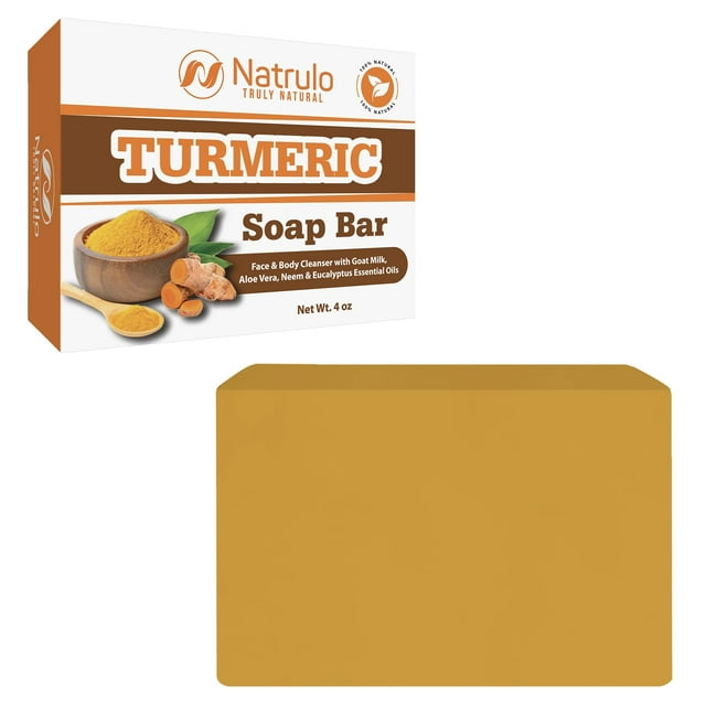 Turmeric Soap Bar for YPF5 Face & Body Natural Turmeric Brightening