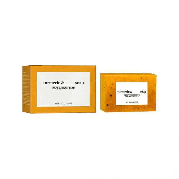 Turmeric Soap Tablets For Face And Body Firming Pores And Removing Pigments 100G