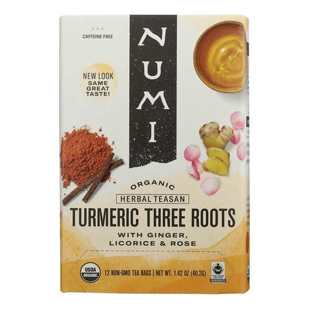 Turmeric Tea Three Roots 12 Bags (Case of 6)