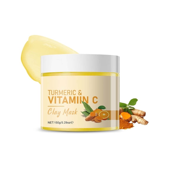 Turmeric Vitamin C Clays Mask Nourishing Brightening Clean And Moisturizing Turmeric Vitamin C Mud Mask Facial Mud Film