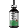 thumbnail image 1 of Turmeric and Ginger Supplement 4 fl oz | with Black Pepper | Herbal Liquid Extract | Vegan, Non-GMO, Gluten Free | By Horbaach, 1 of 8