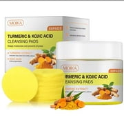 Kojic Acid & Turmeric Face Pads - Brightening Cleansing - Deep Cleanse 50 Pads