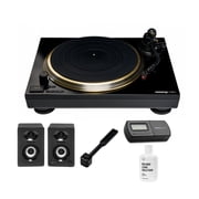 Turn 5: Direct Drive HiFi Turntable System with Bluetooth Monito Speakers Bundle