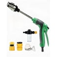 thumbnail image 1 of Turn Any Hose into a High Pressure Water Washer Jet,Universal Compatibility, 360° Rotating Spray Nozzle 3 Spray Modes for Cars Patio Driveway, 1 of 8